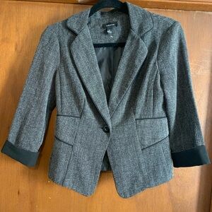 Iz Byer Women's Black and Gray Blazer size Small Y2K juniors
